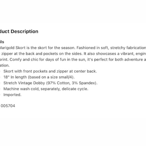 Lilly Pulitzer Marigold Skort in Open Water - Picture 5 of 12